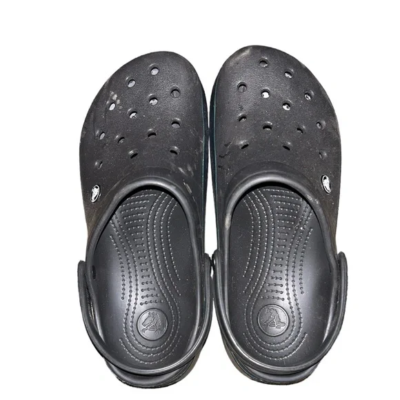 Men Black Crocs Slippers - NWT - Size 9 CROCS | Shoes | Men Black Crocs Slippers Nwt Size 9 | Poshmark main image 3
